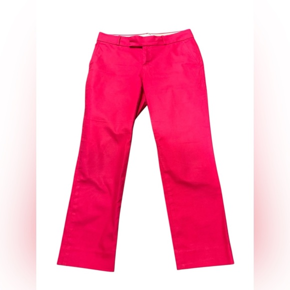 Banana Republic Straight Leg Flat Front Chino Pants Pink Size 4 - Picture 1 of 10